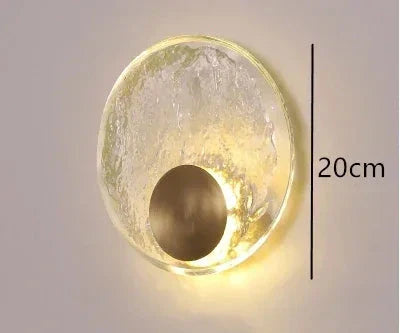 CrystalRing - Elegante lámpara de anillo LED con detalles de vidrio – Diseño moderno