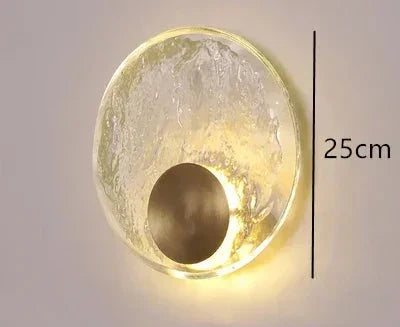 CrystalRing - Elegante lámpara de anillo LED con detalles de vidrio – Diseño moderno