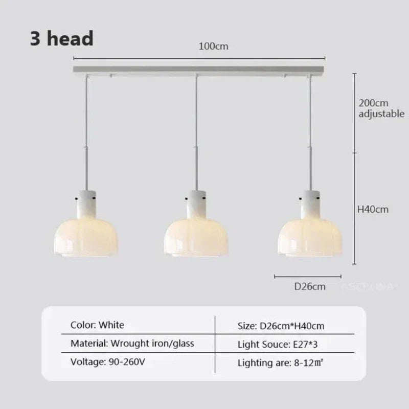 Elegancia Medieval - Lámpara Colgante Transparente