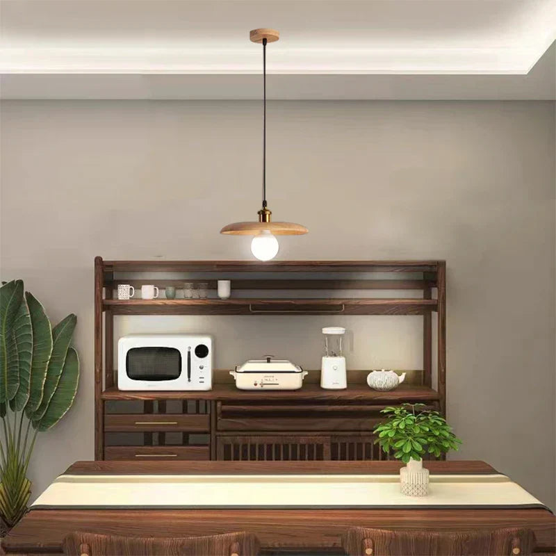 ScandiGlow - Houten Scandinavische Hanglamp