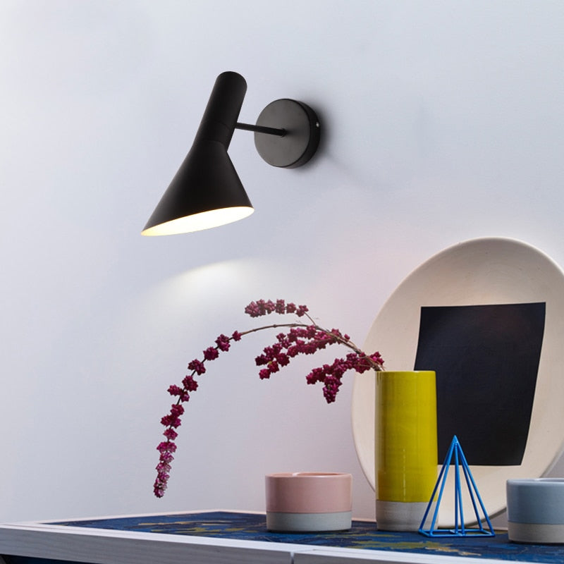 Brady Moderne LED Wandlamp Binnen Draaiend Eet/Woonkamer Zwart