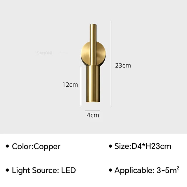 UrbanCopper – Koperen Wandlamp Met Luxe Uitstraling