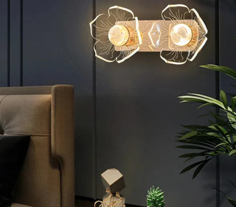 BloomGlow – Bloemvormige LED Wandlamp voor Slaapkamer & Woonkamer