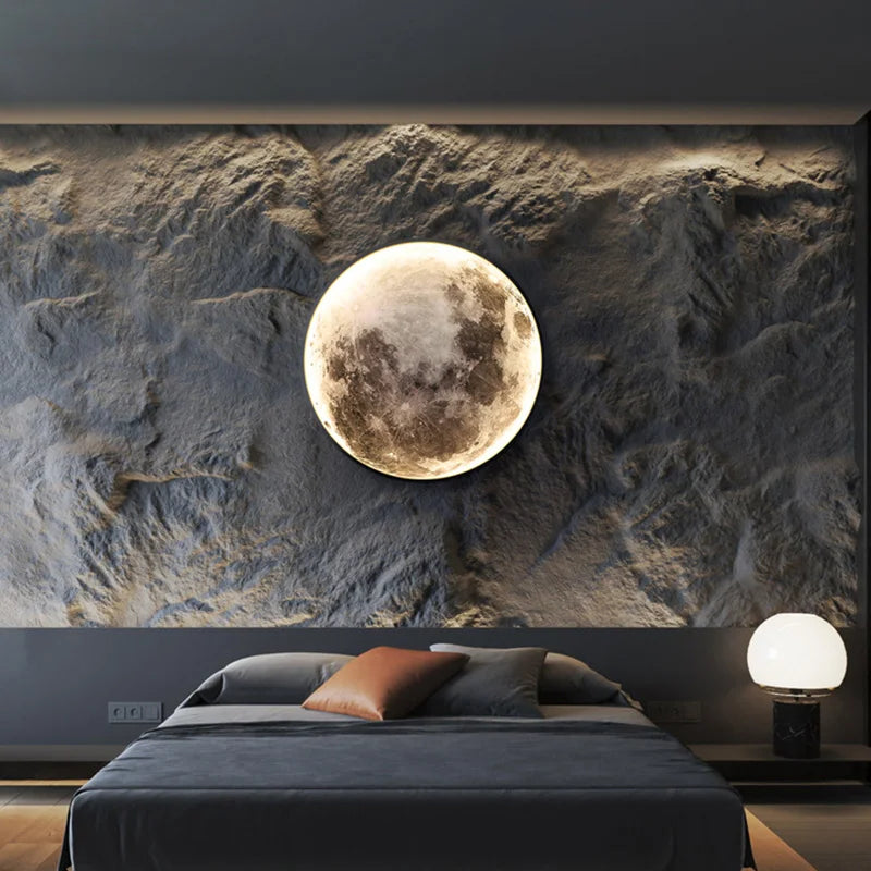 LunarGlow - LED Wandlamp voor Een Rustgevende Slaapkamerervaring