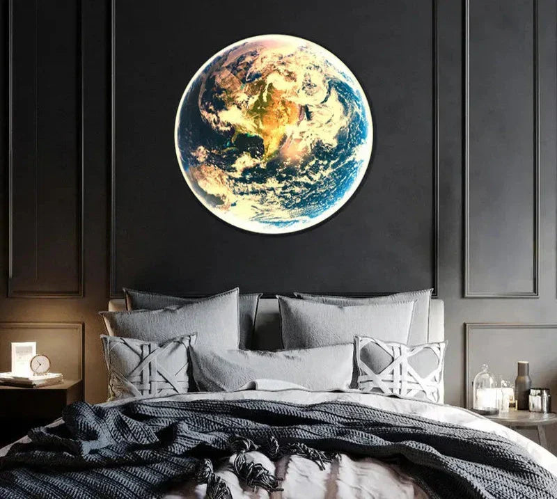 LunarGlow - LED Wandlamp voor Een Rustgevende Slaapkamerervaring