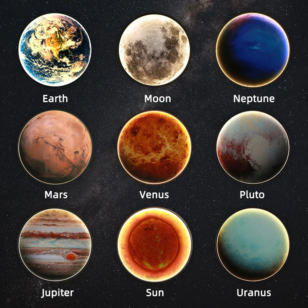 LunaGlow - Moderne Maan Wandlamp