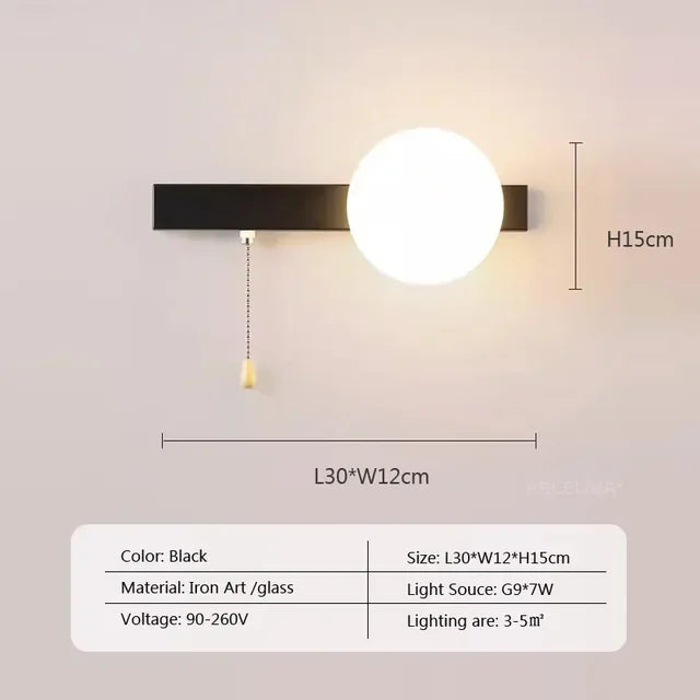 LumiNordic - Minimalistische Wandlamp