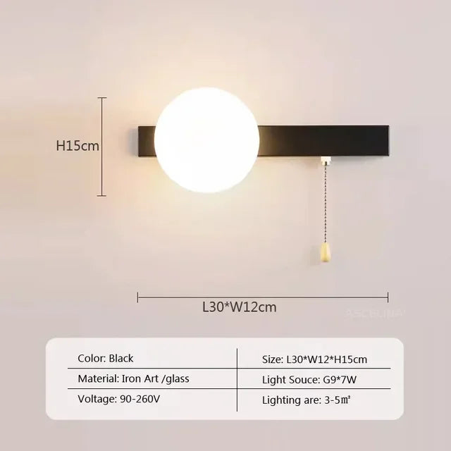 LumiNordic - Minimalistische Wandlamp