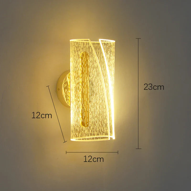 NoordGloed - Lámpara de pared LED escandinava