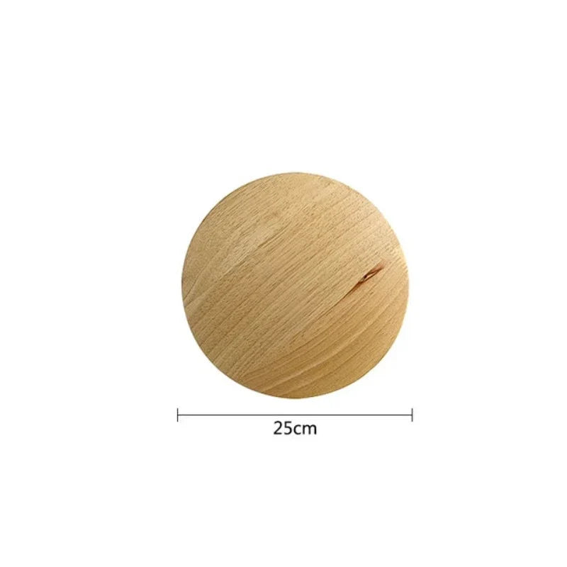 NordicGlow - Lámpara de pared de madera maciza