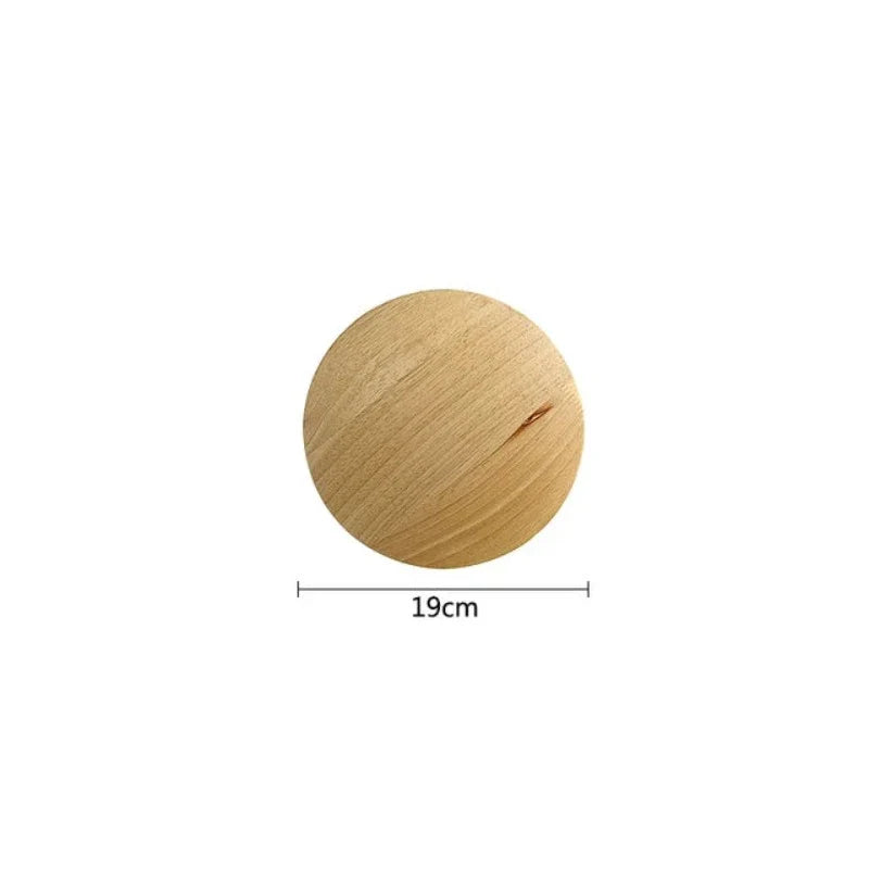 NordicGlow - Lámpara de pared de madera maciza