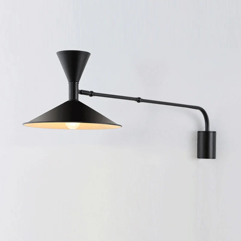 LumiFlex - Lámpara de Pared Nórdica de Columpio – Lámpara de Lectura LED Ajustable para Espacios de Vivienda y Trabajo