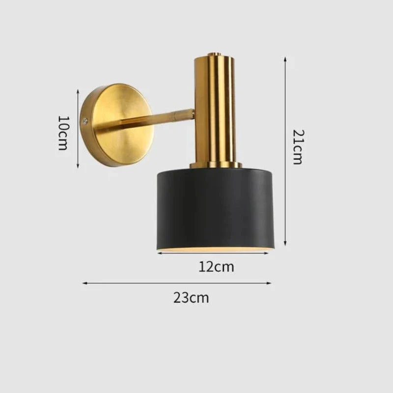 GoldGleam - Lámpara de pared de lujo | Iluminación elegante para cualquier interior