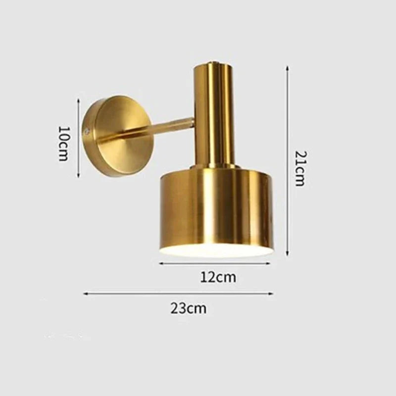 GoldGleam - Lámpara de pared de lujo | Iluminación elegante para cualquier interior