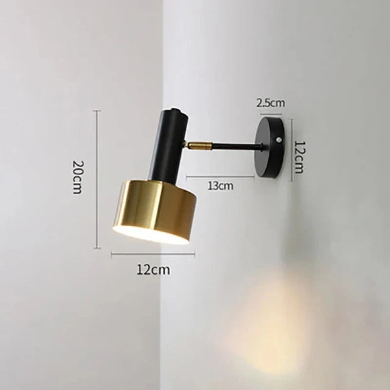 GoldGleam - Lámpara de pared de lujo | Iluminación elegante para cualquier interior