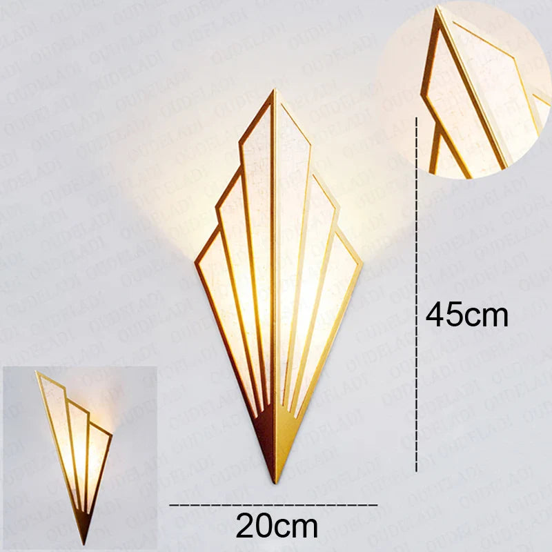 LumiÉlan - Lámpara de pared de lujo moderna