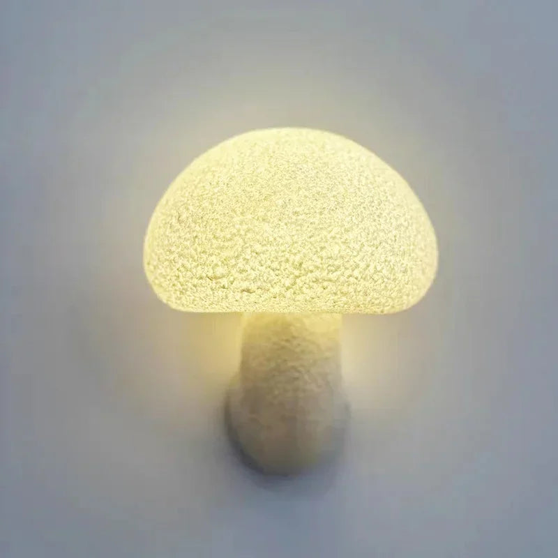 NordicGlow - Moderne Paddenstoel Wandlamp met LED