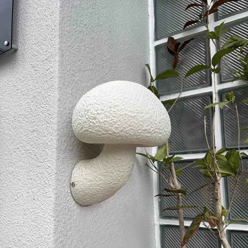 NordicBloom - White Mushroom Wall Lamp | Scandinavian Design