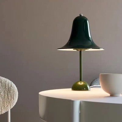 Lámpara de mesa regulable en forma de jarra Bell