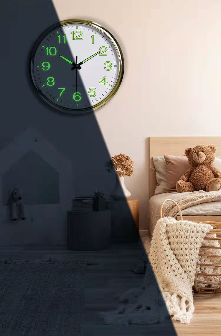 Luminous Silent Wall Clock 30 cm