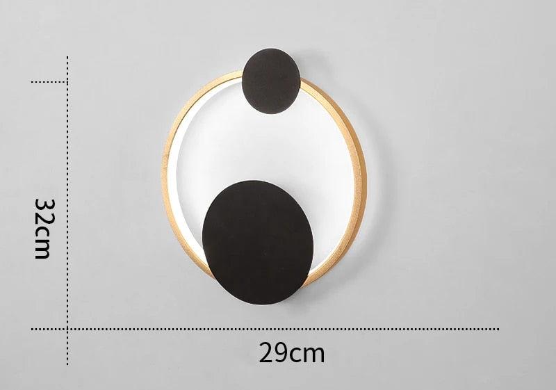 CreativeGlow - Lámpara de pared LED moderna con diseño creativo – Iluminación decorativa