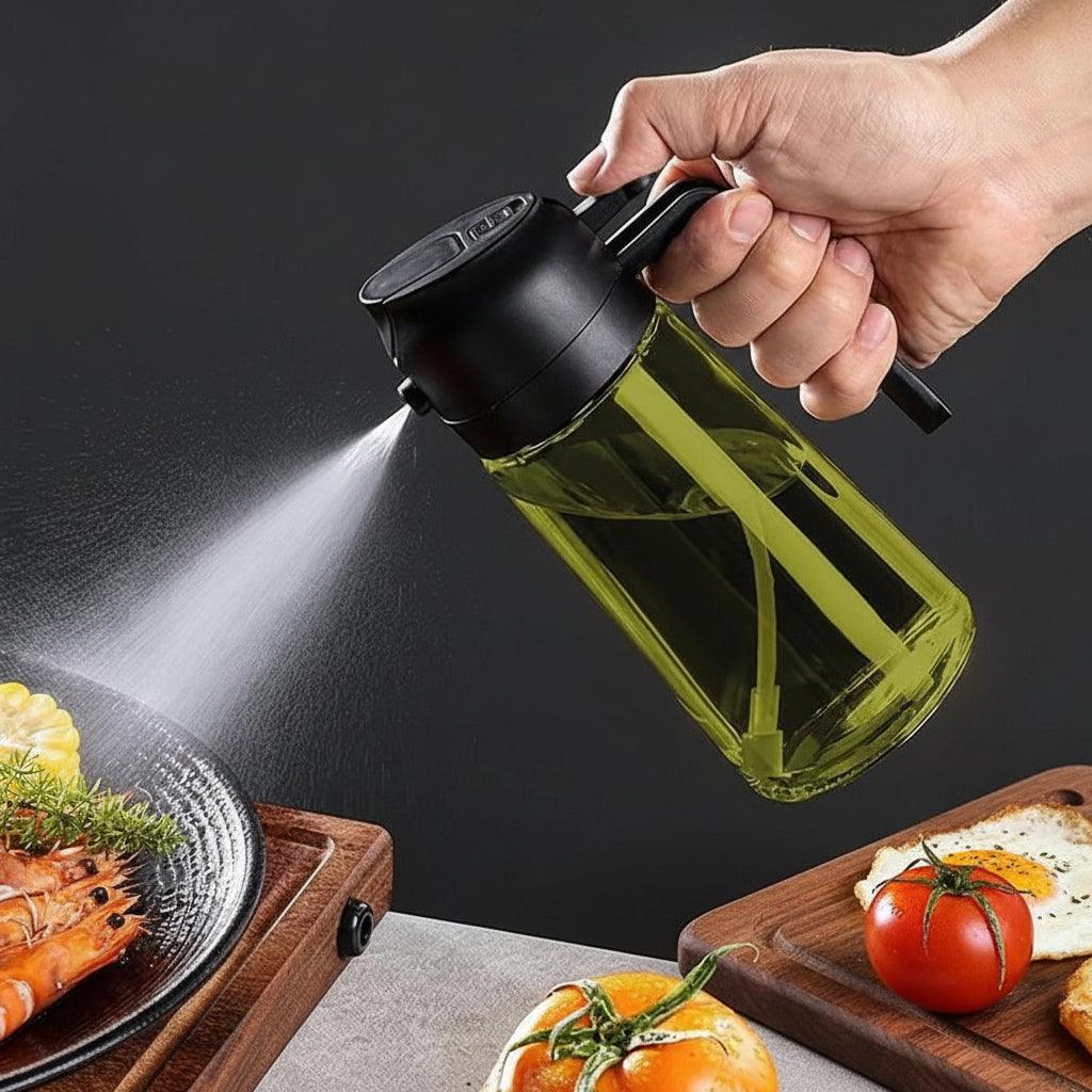 2-Pack Herbruikbare Olie Sprayers Luchtdichte Verstuivers Koken