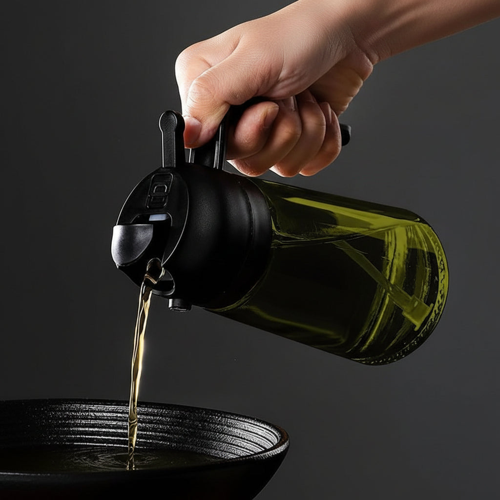 2-Pack Herbruikbare Olie Sprayers Luchtdichte Verstuivers Koken