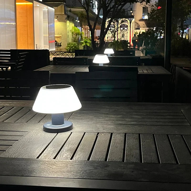 SolarLume - Rechargeable Solar Lamp for Table – Durable LED Table Lamp for Indoor and Outdoor Use