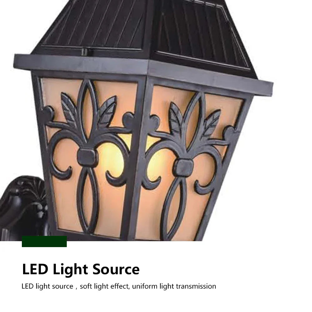 LumiLantern - Vintage Outdoor Lantern in Retro Design – Weatherproof Garden and Driveway Lighting, Energy Efficient & Decorative