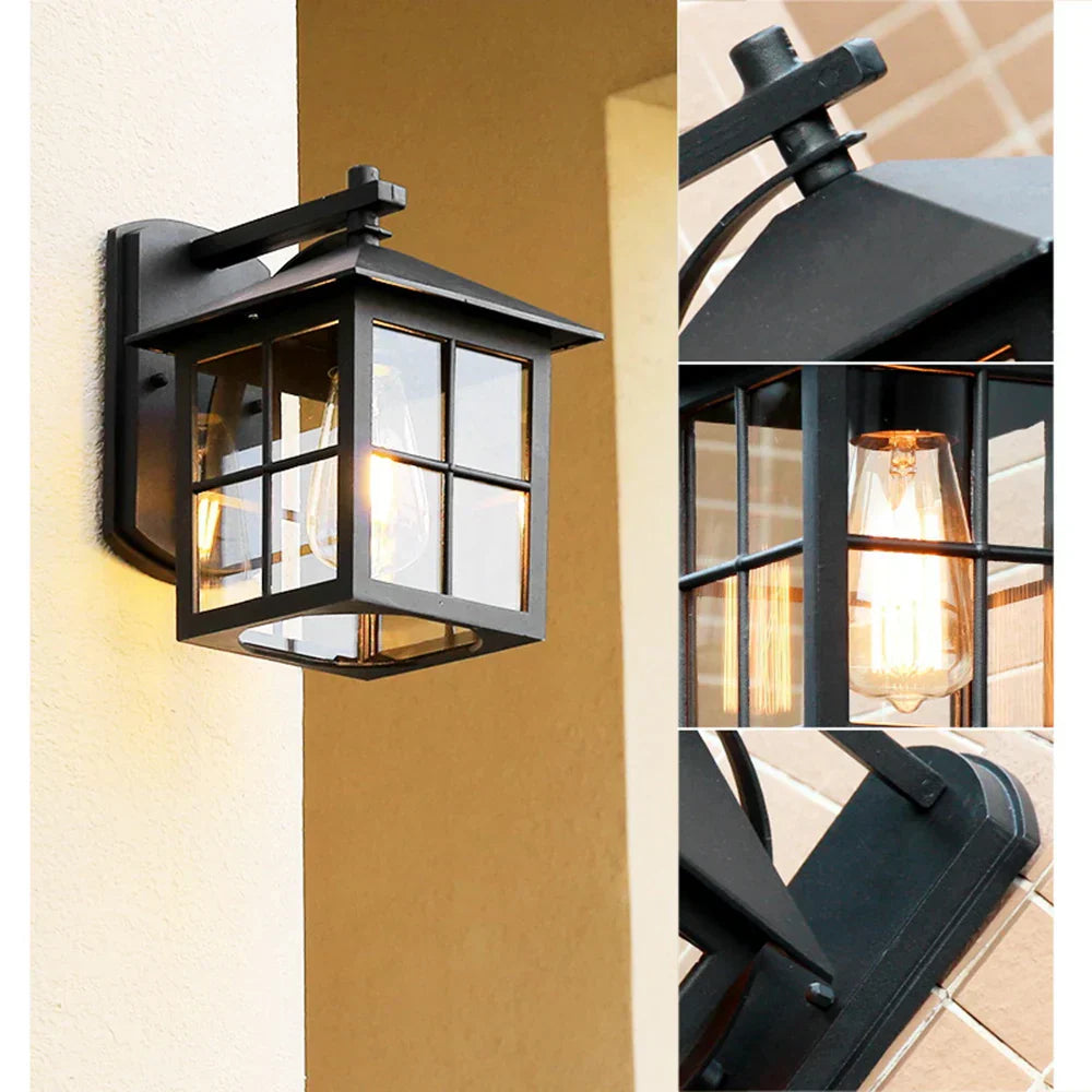 LumiLantern - Vintage Outdoor Wall Lamp in Lantern Style – Weatherproof, Decorative & Energy Efficient