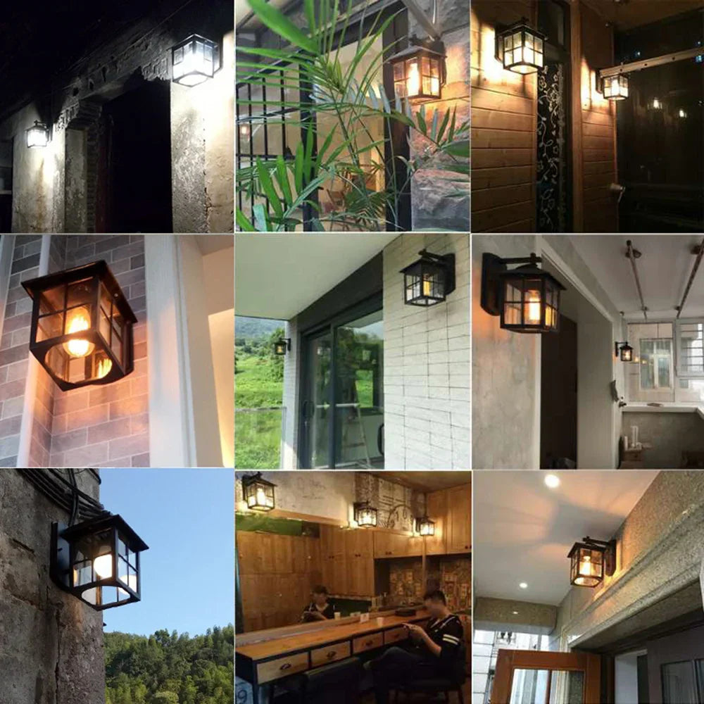 LumiLantern - Vintage Outdoor Wall Lamp in Lantern Style – Weatherproof, Decorative & Energy Efficient