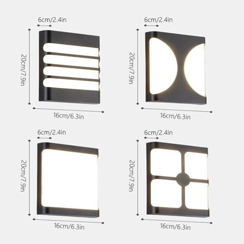 LumiShield - Waterproof LED Outdoor Lamp – Energy-Efficient Wall Light for Garden and Terrace
