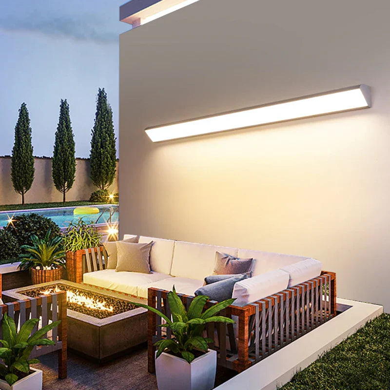 LumiBeam – Lampada da Giardino LED Moderna per Esterni – Applique Resistente alle Intemperie per Terrazza e Vialetto