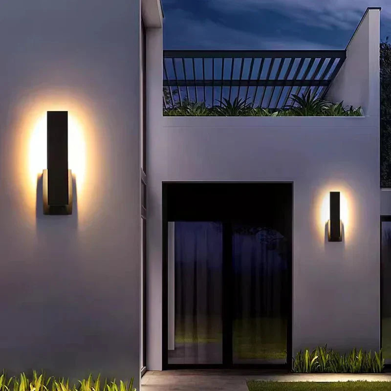 LumiEdge – Minimalist Waterproof LED Outdoor Wall Lamp for Modern Patios & Gardens