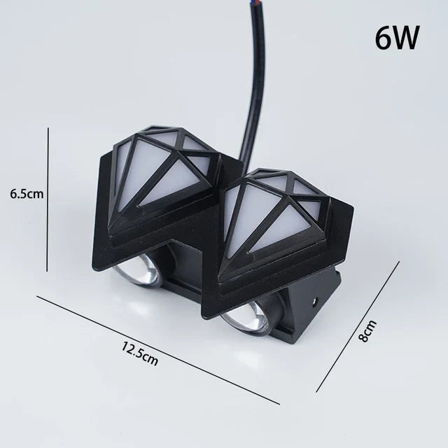 LumiDiamond – LED Wall Lamp for Outdoor Use in Diamond Design – Weatherproof & Decorative