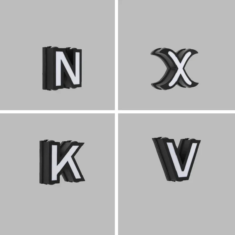 LumiLetter - LED Outdoor Wall Lamp with Illuminated Letters – Weatherproof Decorative Lighting