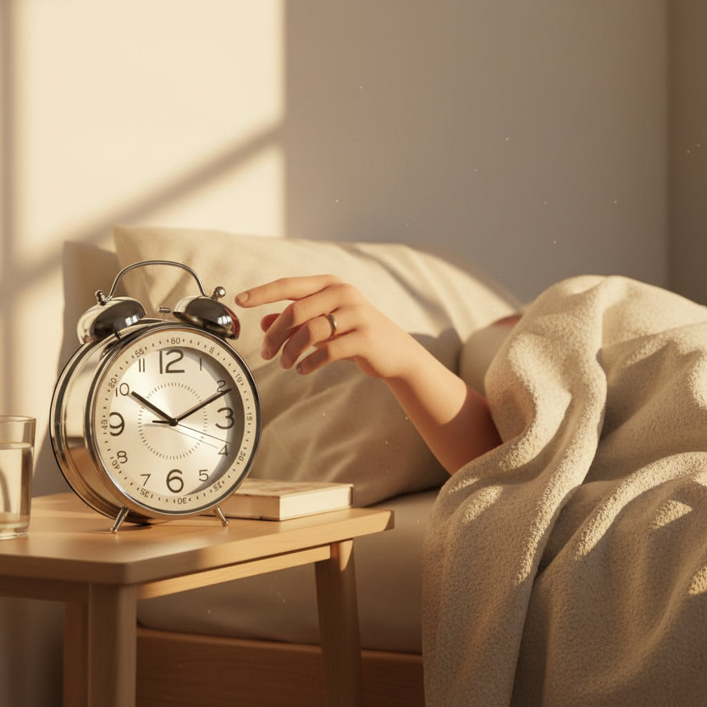 Despertador Vintage de Metal com Duplo Sino Relógio de Mesa Alarme Alto