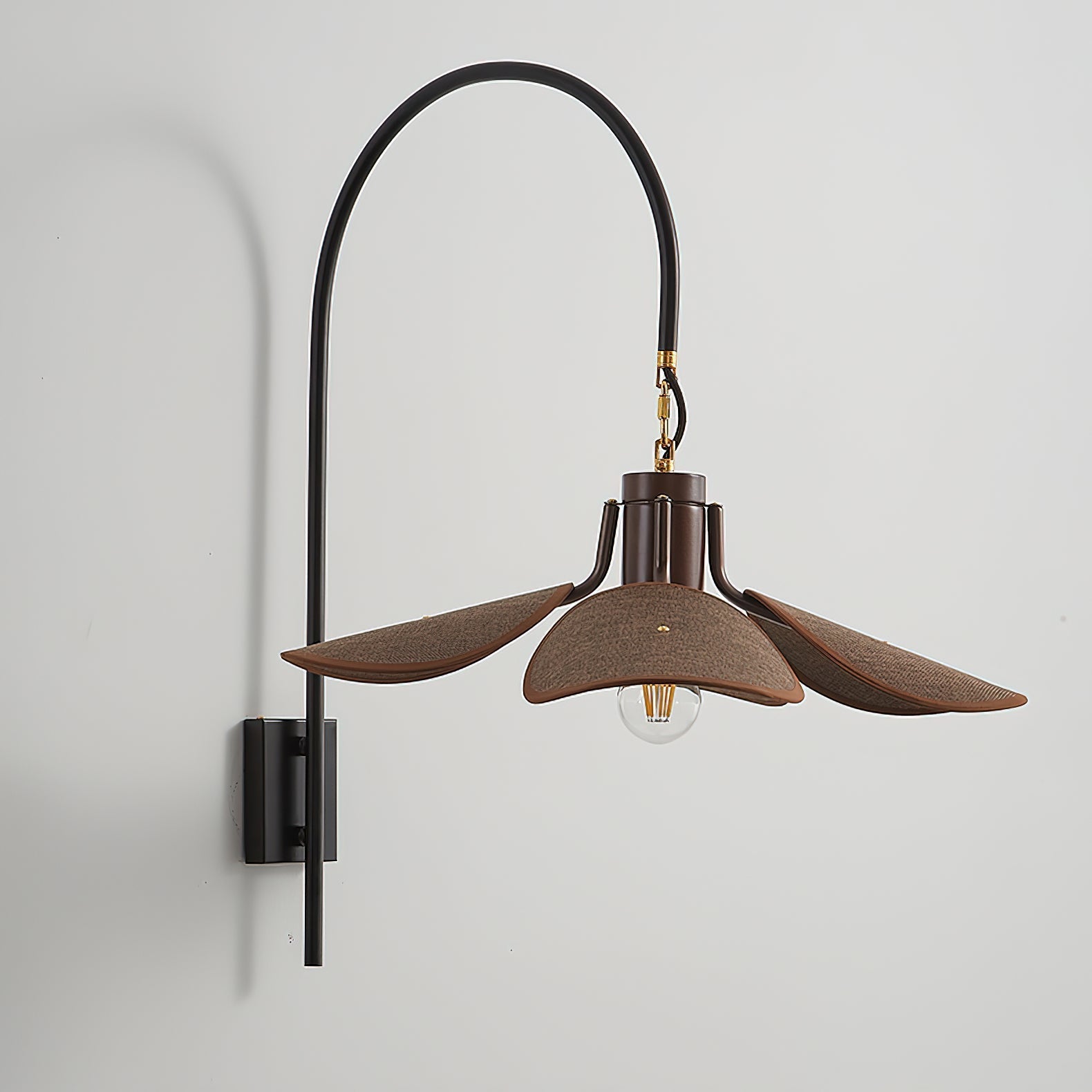FloraLume – Lámpara de pared con forma de flor para iluminación elegante