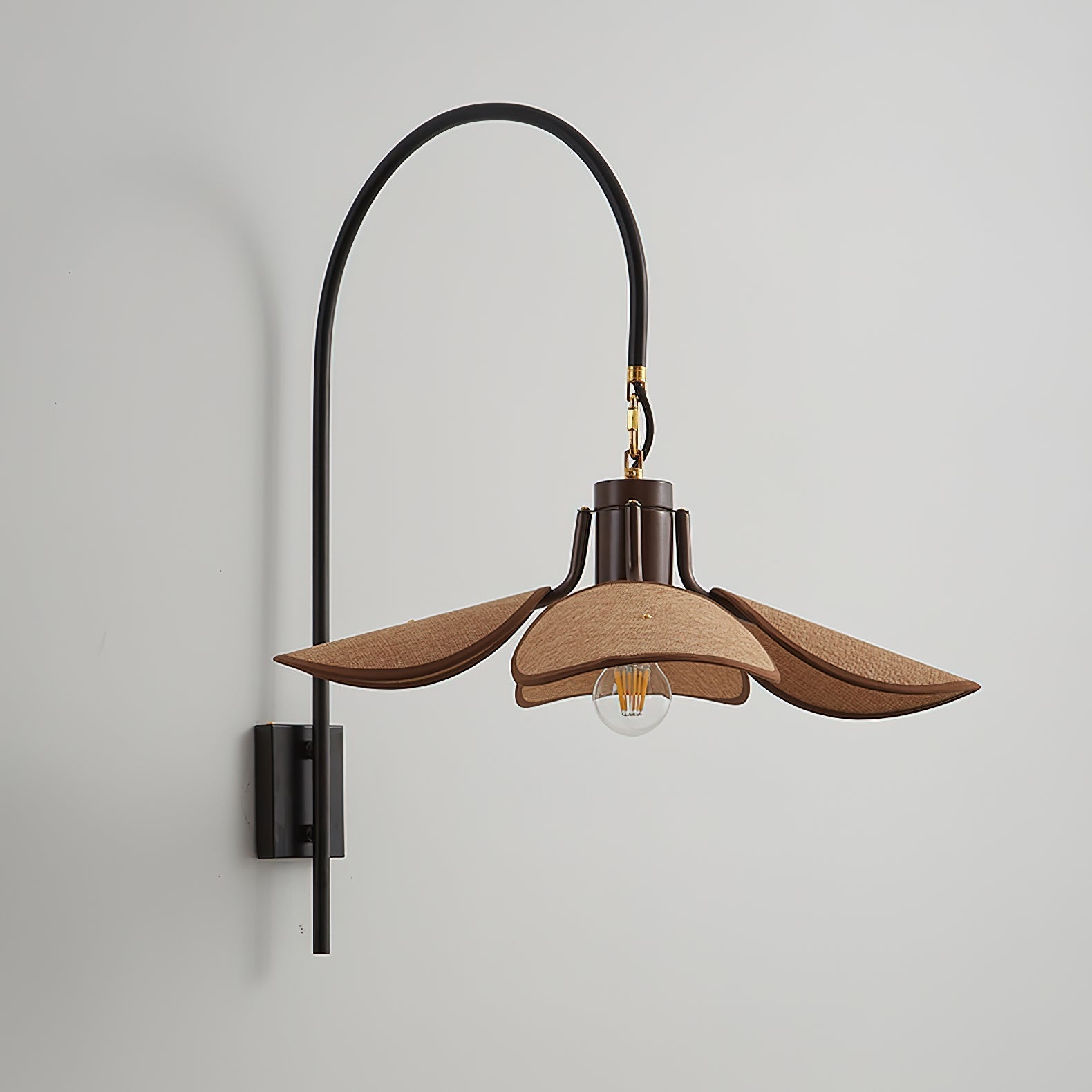 FloraLume – Lámpara de pared con forma de flor para iluminación elegante