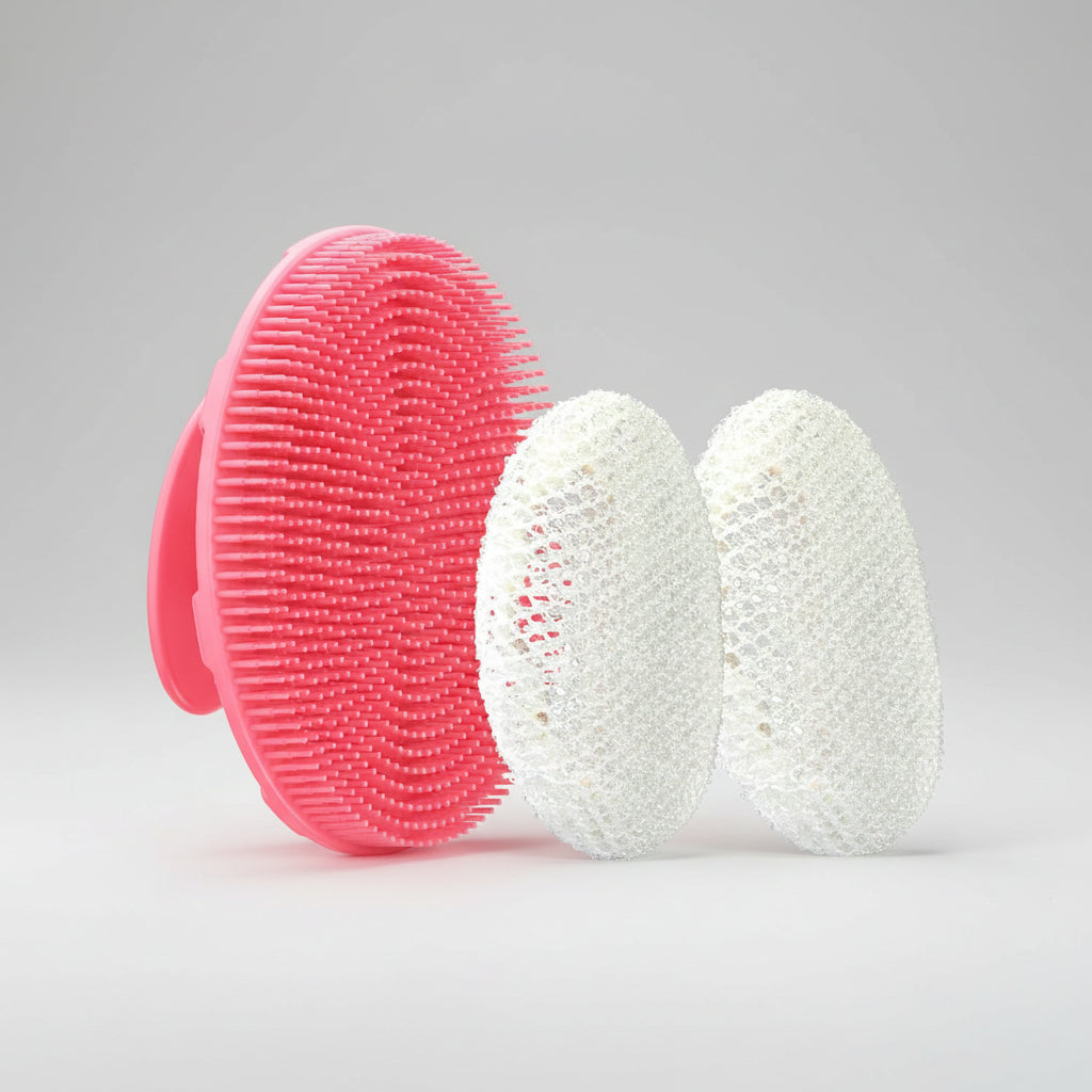 Escova de Duche Escova Corporal de Silicone Pegada Ergonómica