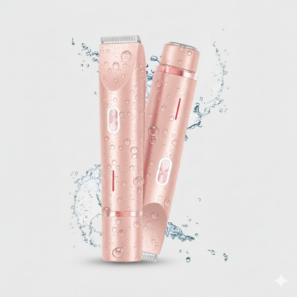 Aparador 2 em 1 Indolor para Biquíni e Rosto Pele Lisa Sem Irritação