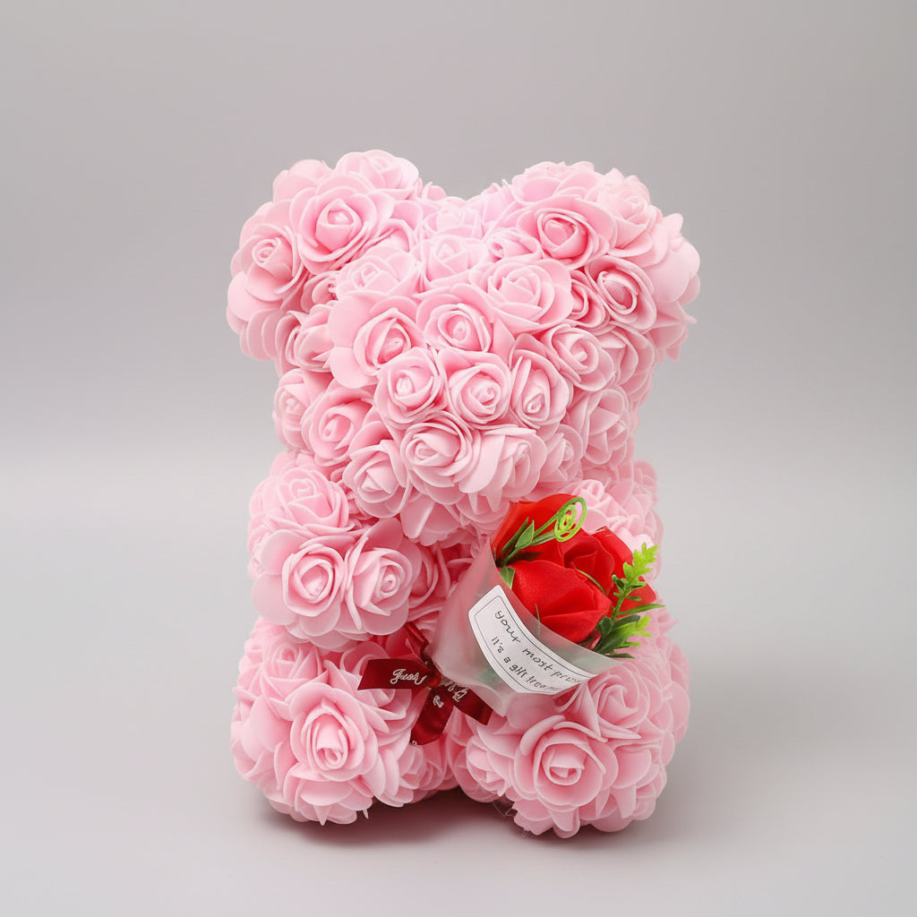 Red Roses Bear Perfect Valentine's Day Gift