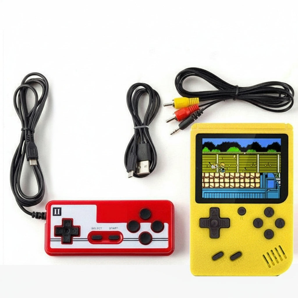 Portable Retro Gaming Console 400 Classic Games Rechargeable Battery 11