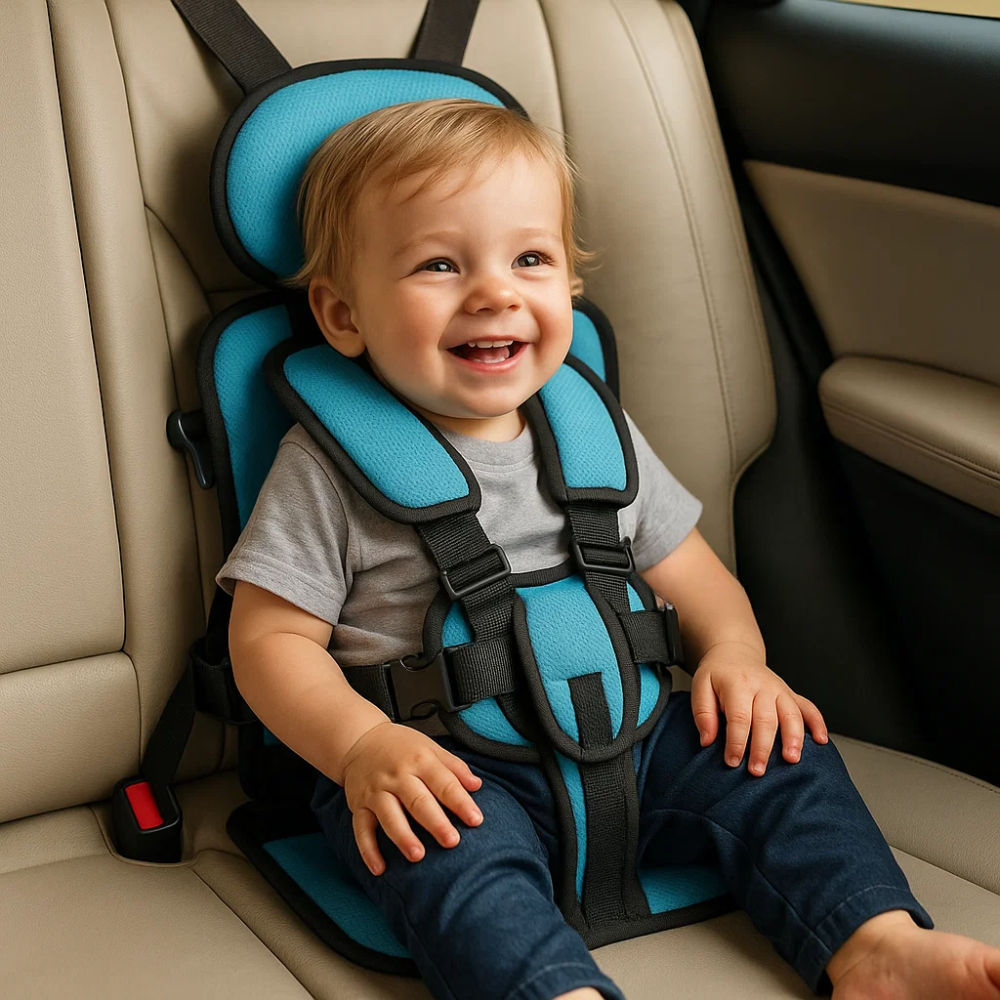 Portable Toddler Booster Car Seat Travel Compact Safety Seat 8