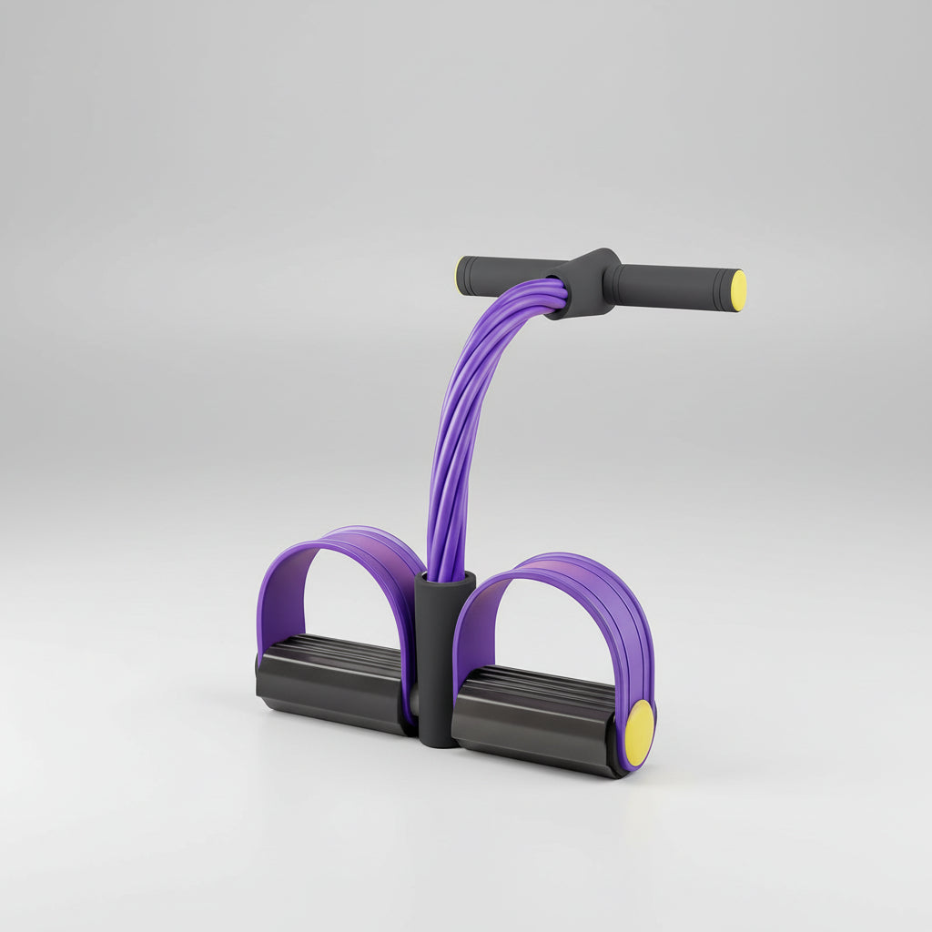 Faixa de Exercícios Pedais de Resistência Treino Corporal Completo em Casa