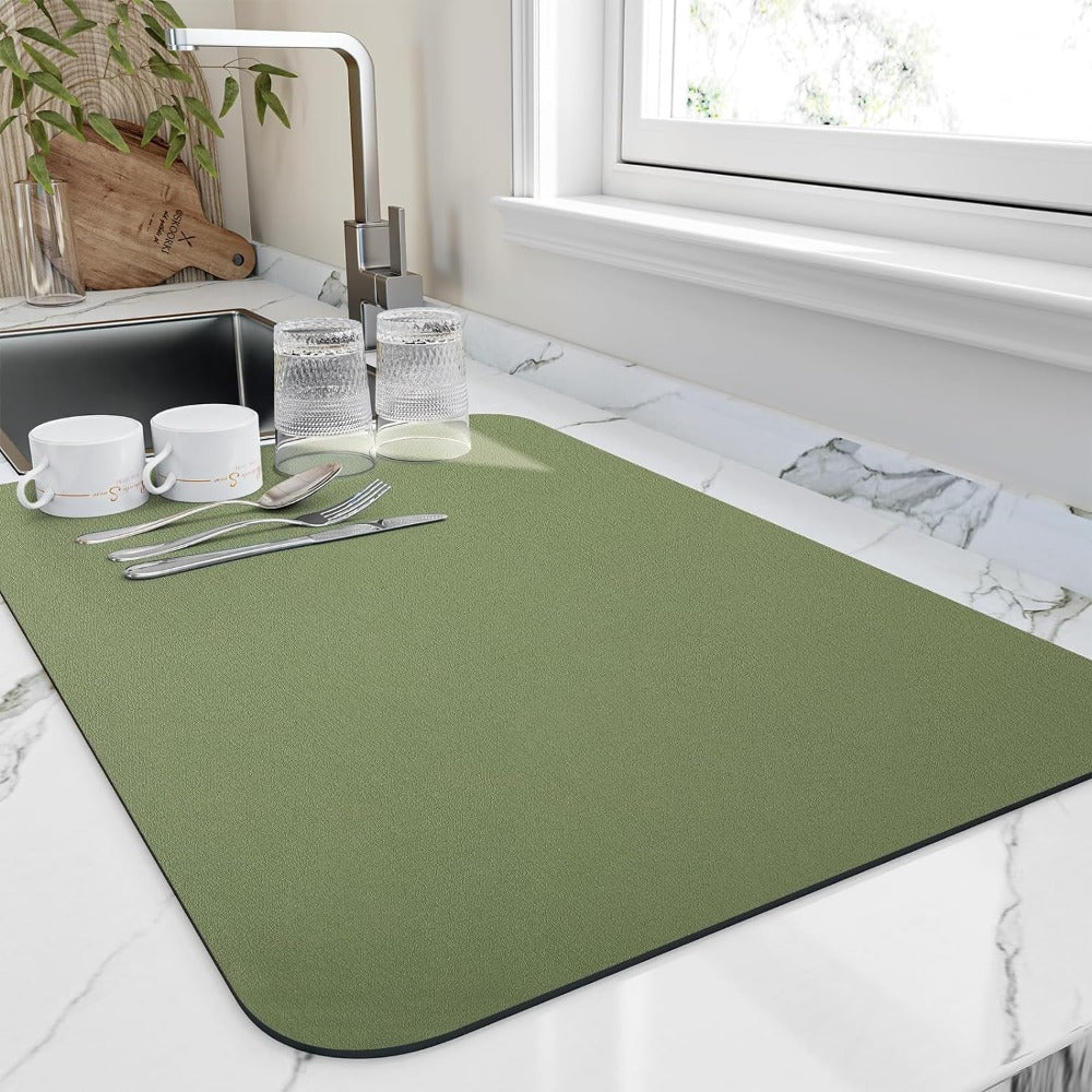 Quick-Drying Kitchen Drying Mat Highly Absorbent Diatomaceous Earth 5