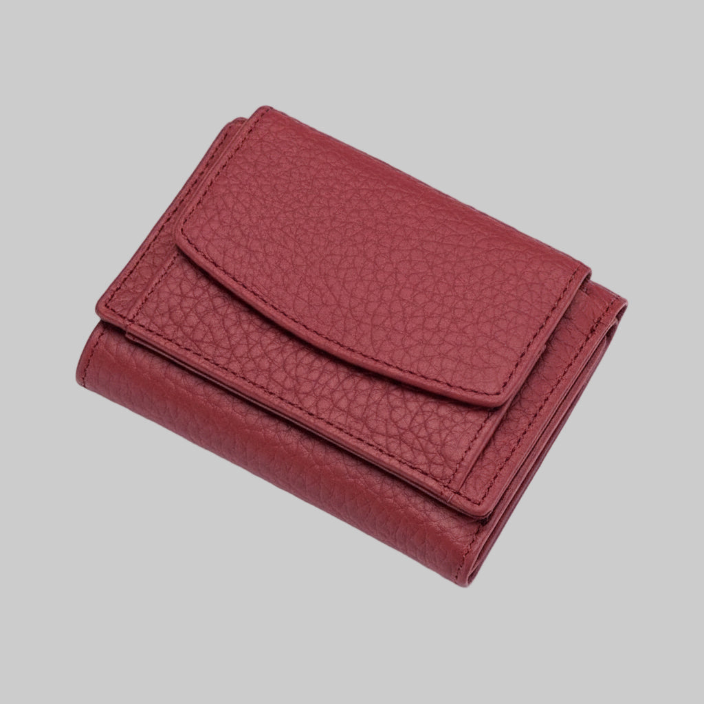 RFID Blocking Coin Purse Wallet Compact Soft Leather for Cards Cash 18