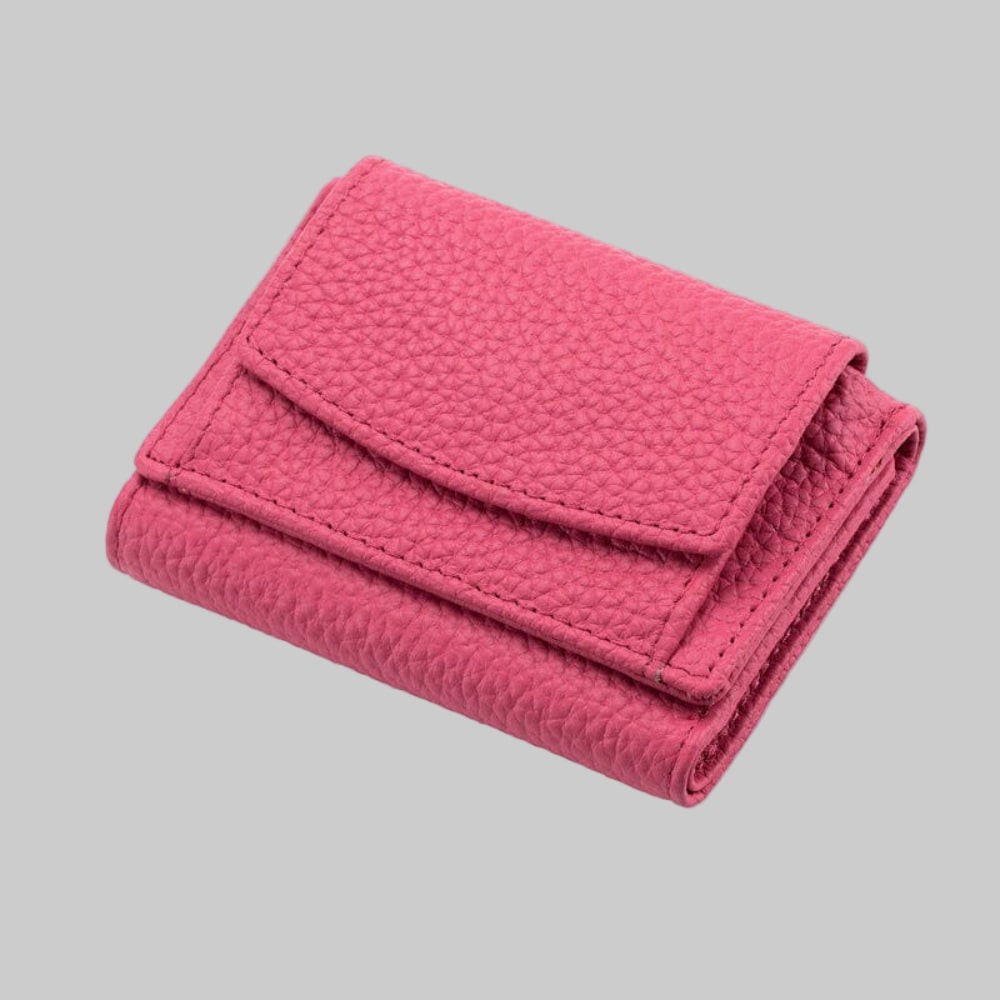 RFID Blocking Coin Purse Wallet Compact Soft Leather for Cards Cash 19