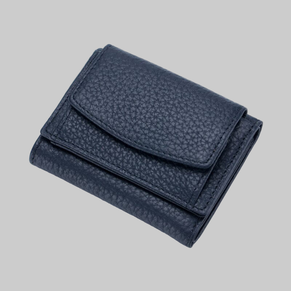 RFID Blocking Coin Purse Wallet Compact Soft Leather for Cards Cash 6