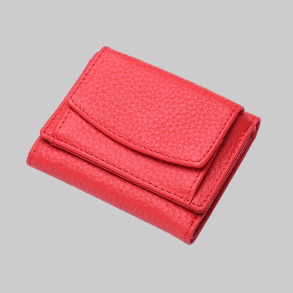RFID Blocking Coin Purse Wallet Compact Soft Leather for Cards Cash 8